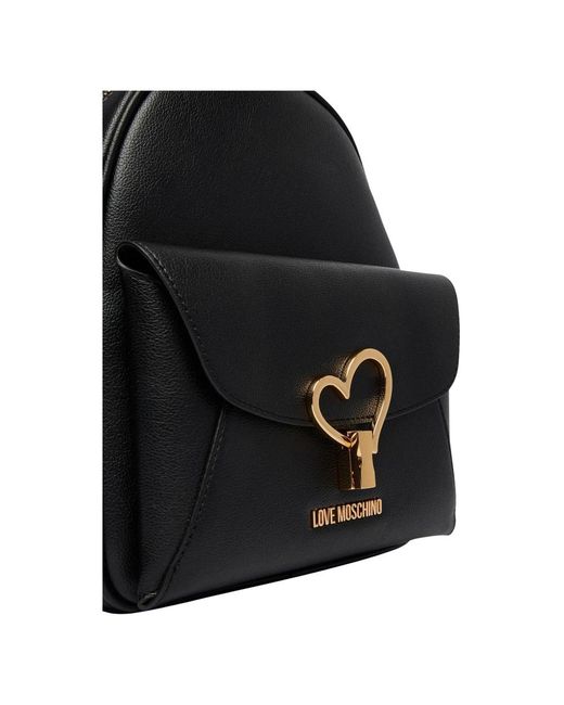 Love Moschino Black Backpacks