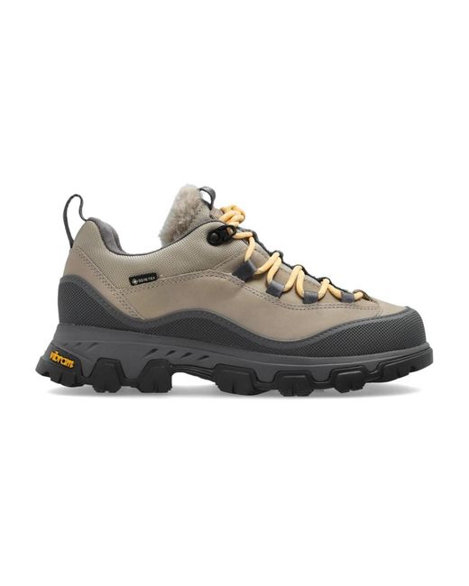 Ugg Schoenen ,Leer Metrotrek Hiker Enkellaarsjes in het Brown