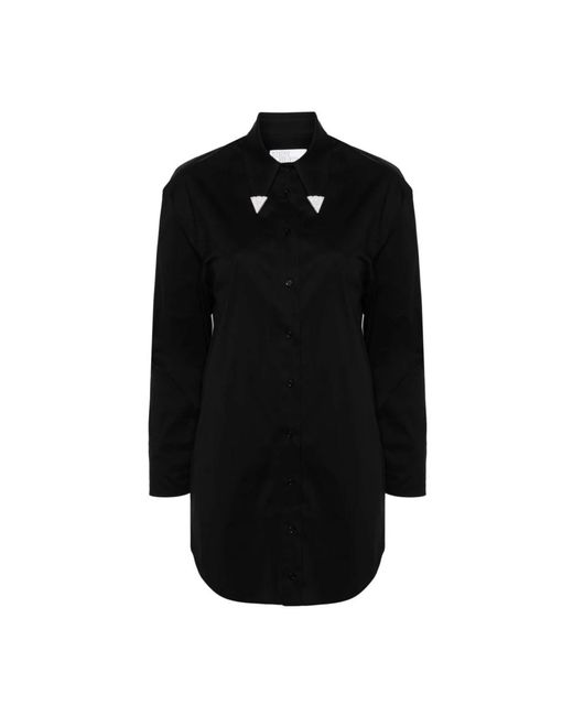 GIUSEPPE DI MORABITO Black Shirt Dresses