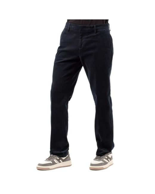 Dondup Black Slim-Fit Trousers for men