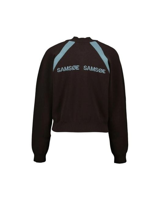 Cardigans Samsøe & Samsøe de color Black