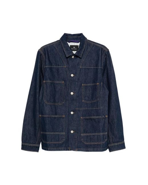 Paul Smith Blue Denim Jackets for men