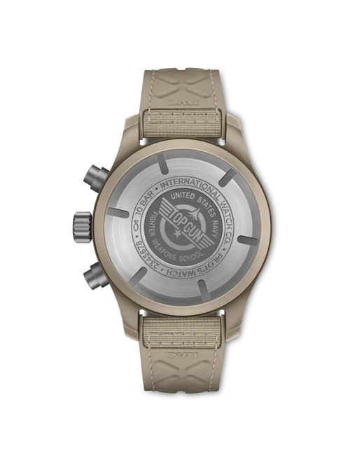 Iwc Accessoires ,Bruin ,Pilot's Watch Chronograph 41 Top Gun Mojave Desert in het Metallic