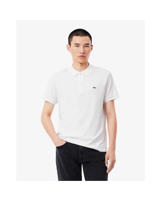 Lacoste White Polo Shirts for men