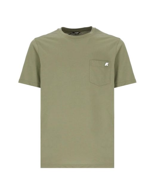 T-Shirts K-Way de hombre de color Green
