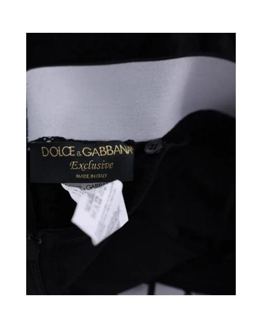 Dolce & Gabbana Black Stoff bottoms