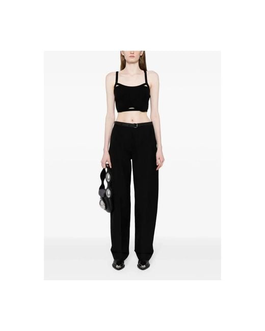 Alexander Wang Black Tapered Trousers