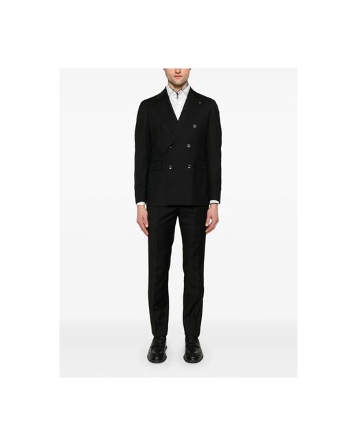 Tagliatore Vesuvio Suit in het Black voor heren