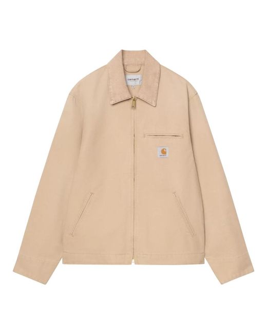 Carhartt W' Og Detroit Jack Met Ritssluiting in het Natural voor heren