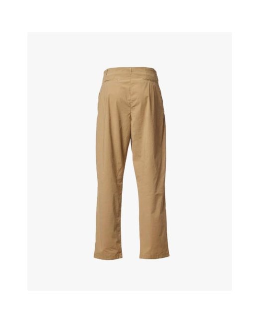 Manila Grace Natural Cropped Trousers