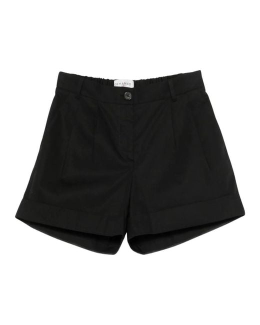 Ermanno Scervino Black Casual Shorts