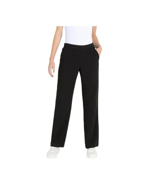 M·a·c Black Straight Trousers