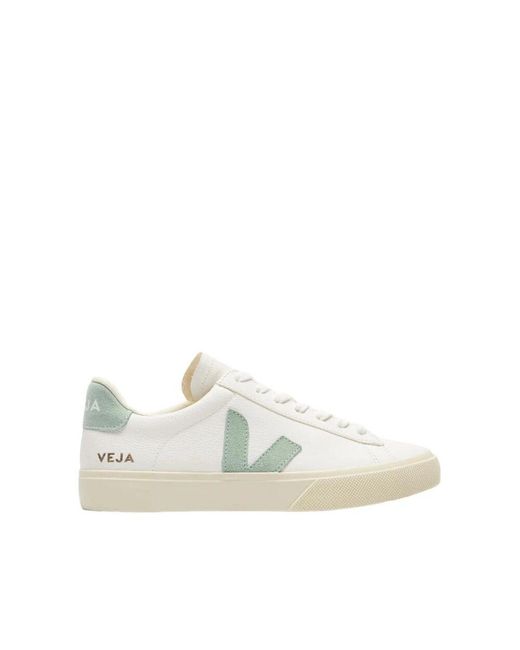 Veja White Hochwertige ledersneakers mit ikonischem v