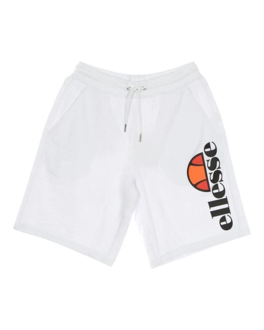 Ellesse White Casual Shorts for men