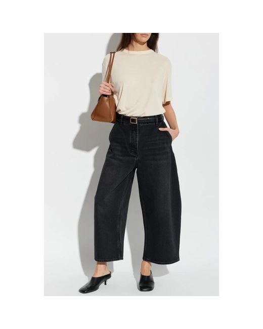 Studio Nicholson Tops ,Rond T-Shirt in het White