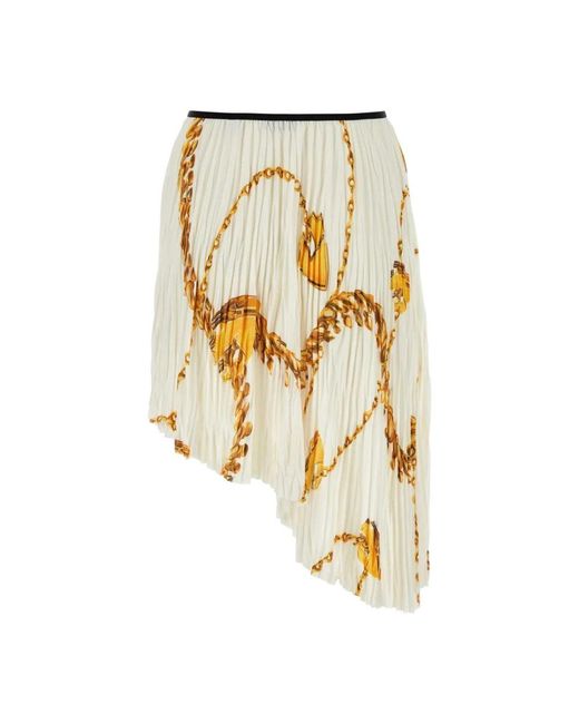 Burberry Metallic Midi Skirts