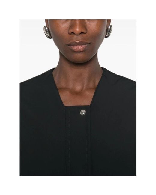 Khaite Black Bomber Jackets