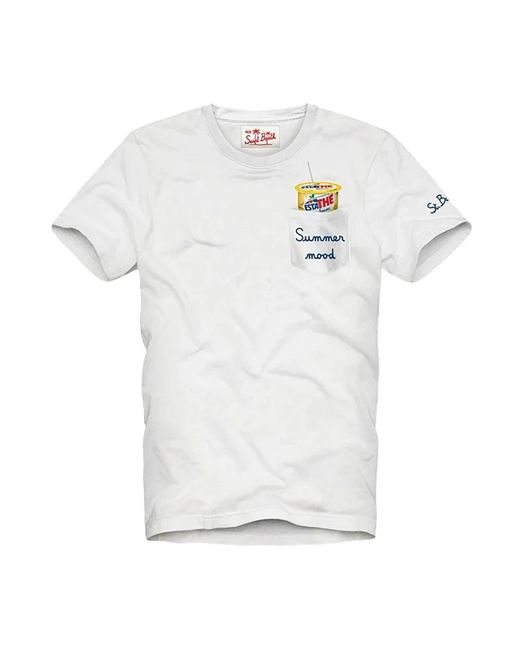 T-camicie di Mc2 Saint Barth in White da Uomo