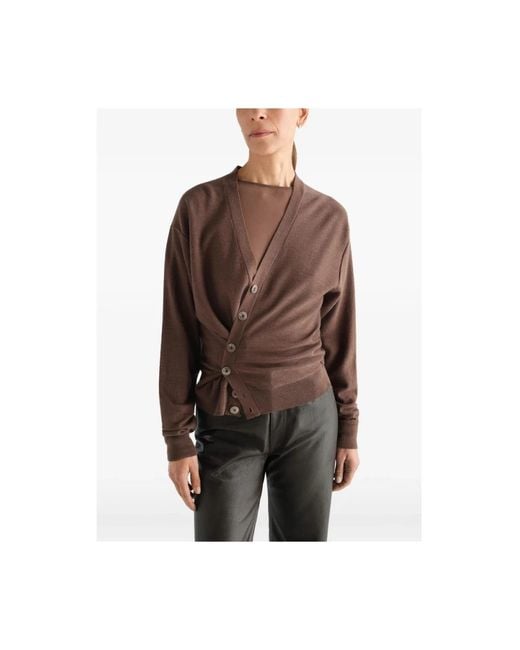 Lemaire Brown Cardigans for men