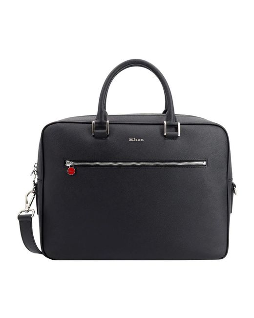 Kiton Black Handbags for men