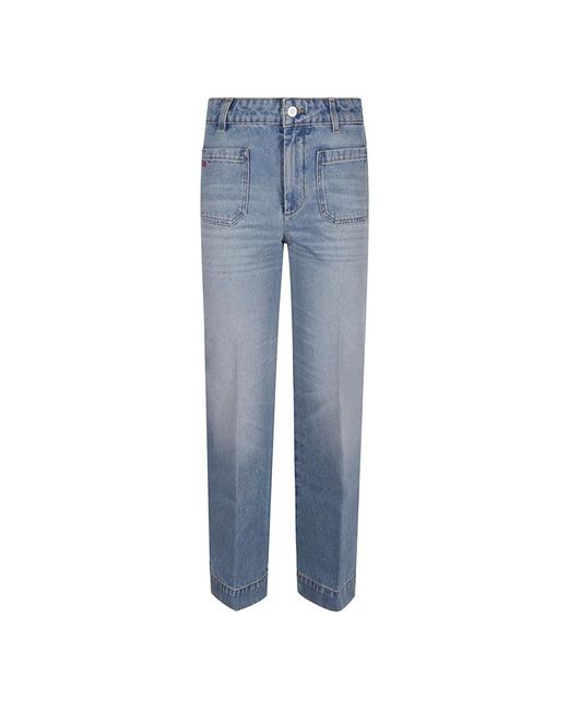 Straight Jeans Victoria Beckham de color Blue