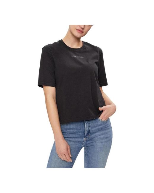 Calvin Klein Black T-shirt frühling/sommer kollektion