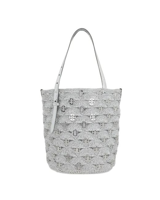Rabanne Gray Shopping Bags