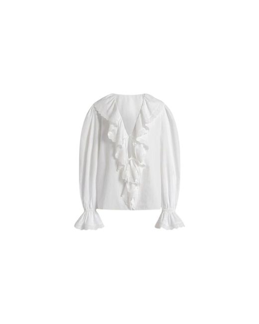 Alberta Ferretti White Blouses