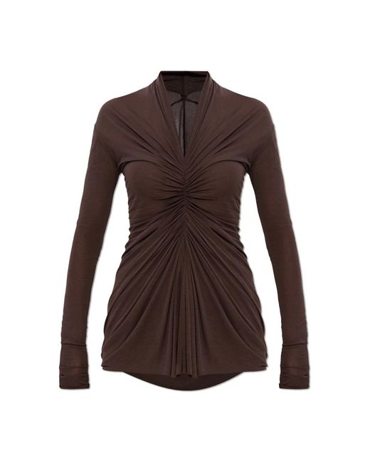 Blouses Rick Owens de color Brown