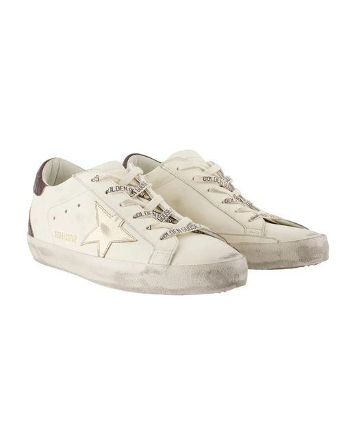 Golden Goose Deluxe Brand White Super Star Sneakers