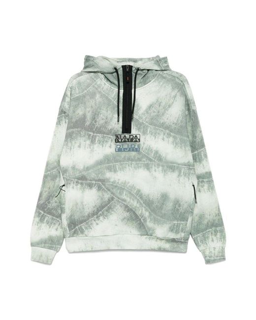 Napapijri Green Hoodies for men