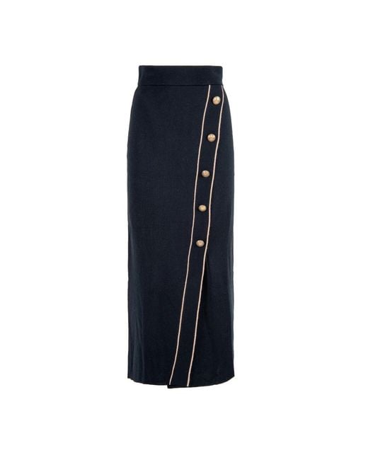 Nenette Blue Maxi Skirts