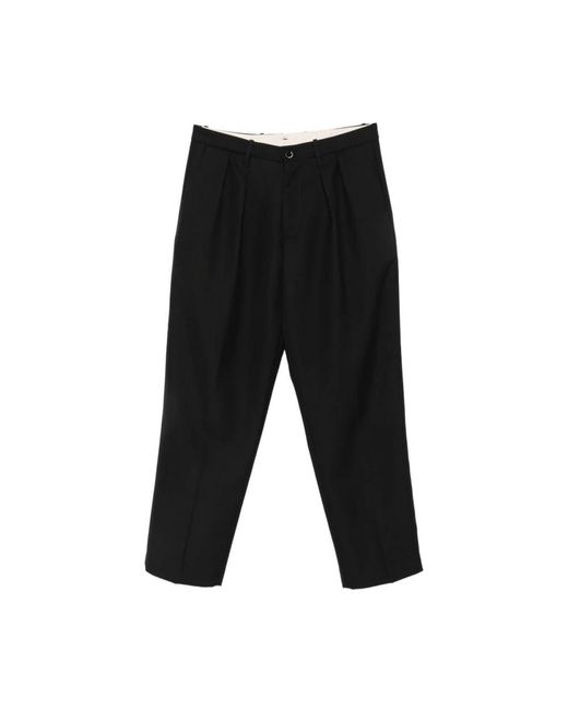 Nine:inthe:morning Black Suit Trousers for men