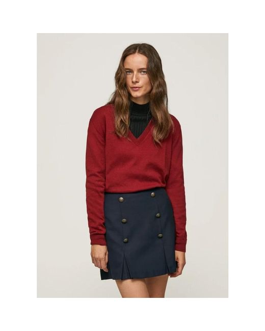 V-neck knitwear di Pepe Jeans in Red