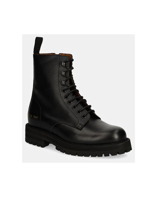 Common Projects Black Kampfstiefel
