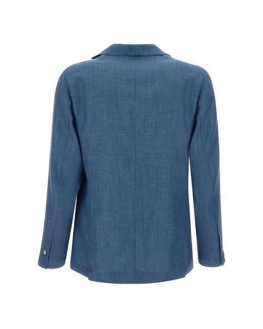 Barba Napoli Blue Blazers for men