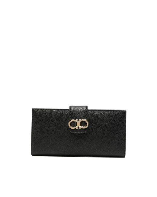 Ferragamo Black Wallets & Cardholders