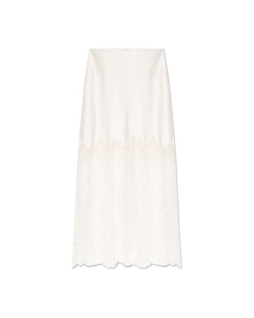 LoveShackFancy White Midi Skirts