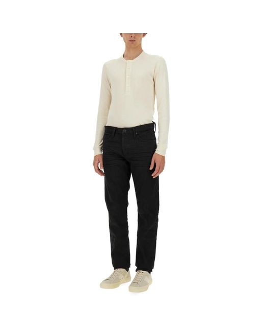 Tom Ford Black Straight Jeans for men