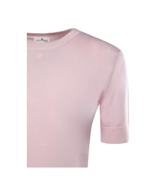Courreges Pink T-Shirts