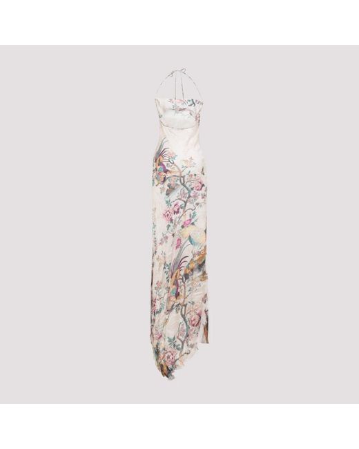 Roberto Cavalli Elegante Avondjurk in het Metallic