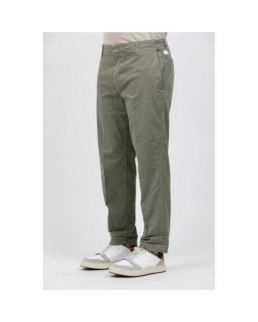 Dondup Green Slim-Fit Trousers for men