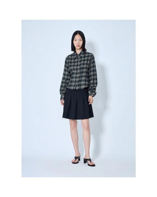 Our Legacy Blue Short Skirts