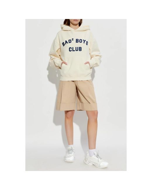 DSquared² Korte Broeken ,Katoen Logo Shorts in het Natural