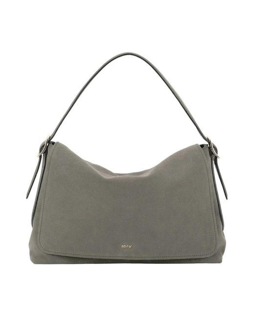 Abro⁺ Gray Shoulder Bags
