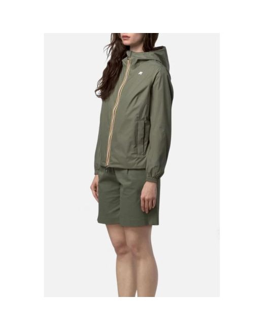 K-Way Lil 2.0 Plus.2 Jacket in het Green