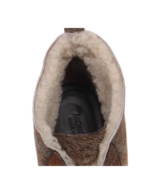 Moncler Brown Winter Boots