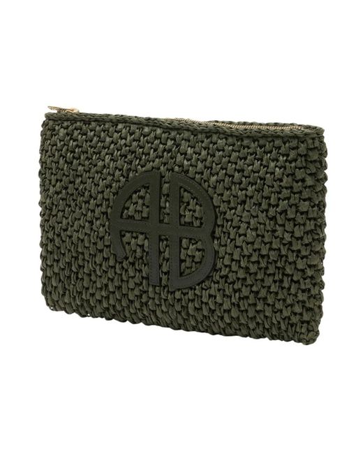 Anine Bing Green Clutches