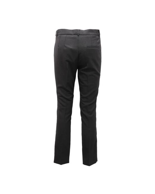Marella Black Slim-Fit Trousers