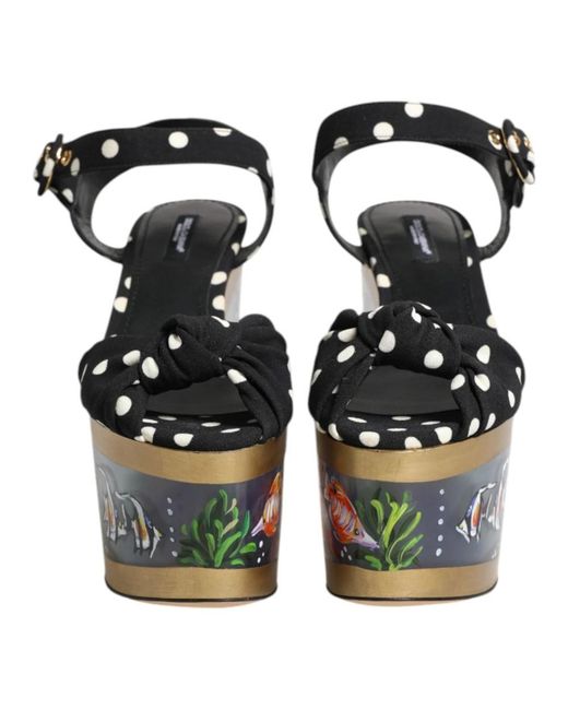 Dolce & Gabbana Blue Wedges